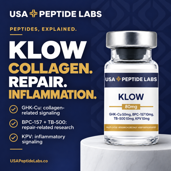 KLOW — peptide education: mechanism and key points
