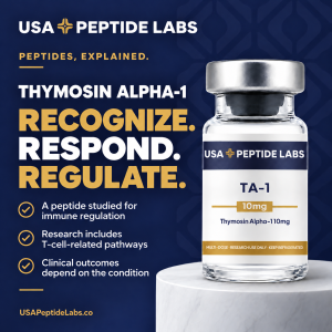Thymosin Alpha-1 — peptide education: mechanism and key points